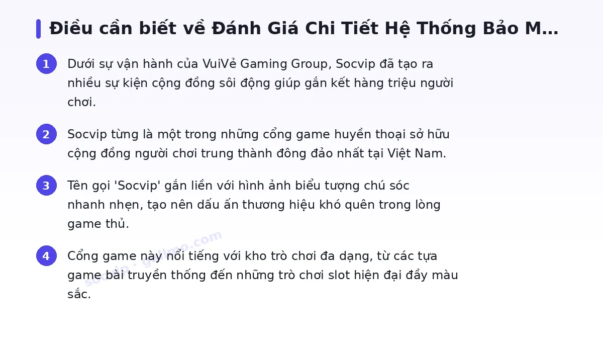 Những điều cần biết về socvip