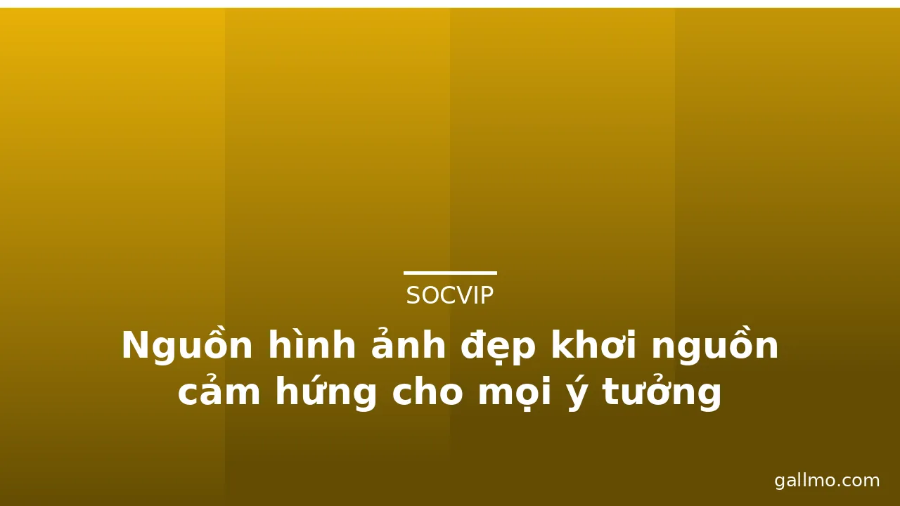 Nguồn hình ảnh đẹp khơi nguồn cảm hứng cho mọi ý tưởng