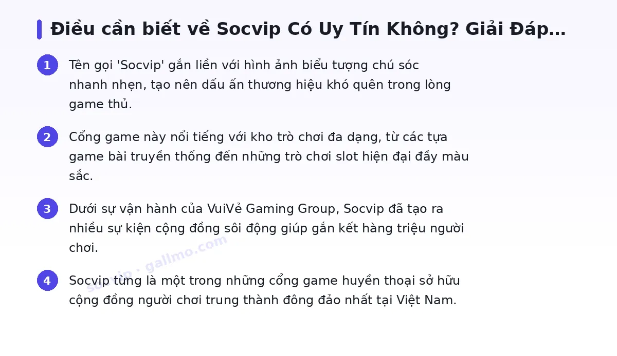 Những điều cần biết về socvip
