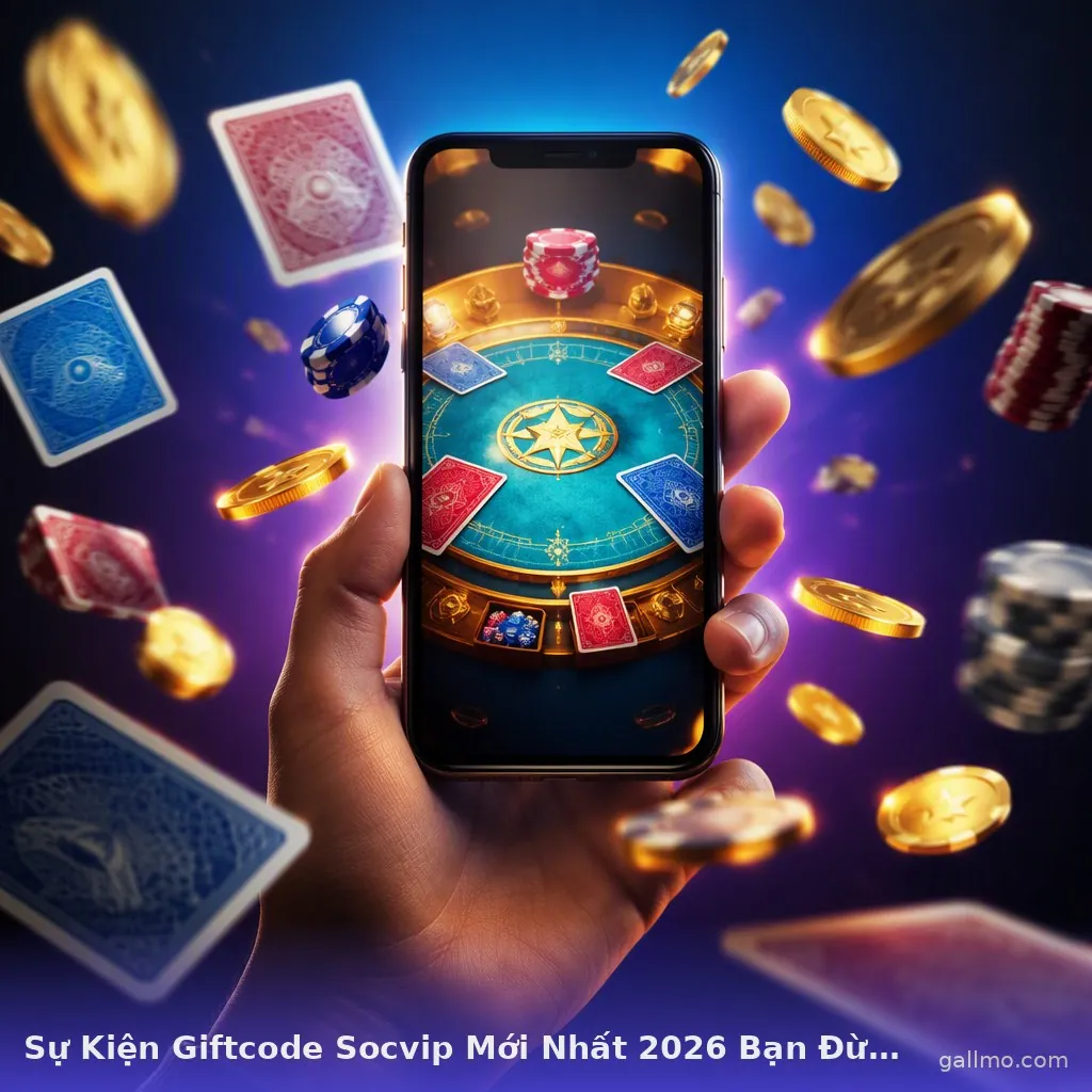 Sự Kiện Giftcode Socvip Mới Nhất 2026 Bạn Đừng Bỏ Lỡ