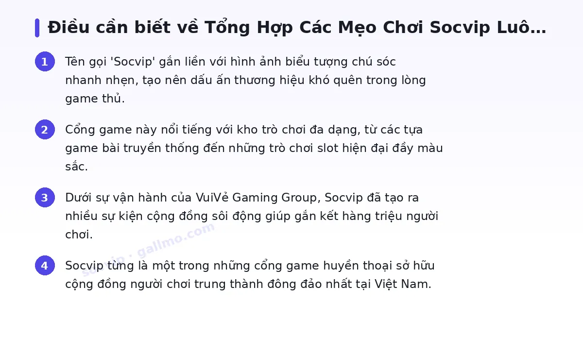 Những điều cần biết về socvip